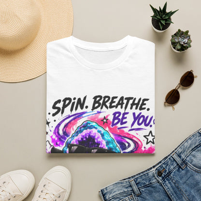Geo Rocks the 'Tism Teen Stimming Geode "Spin. Breathe. Be You." Tee - Geo Rocks The 'Tism