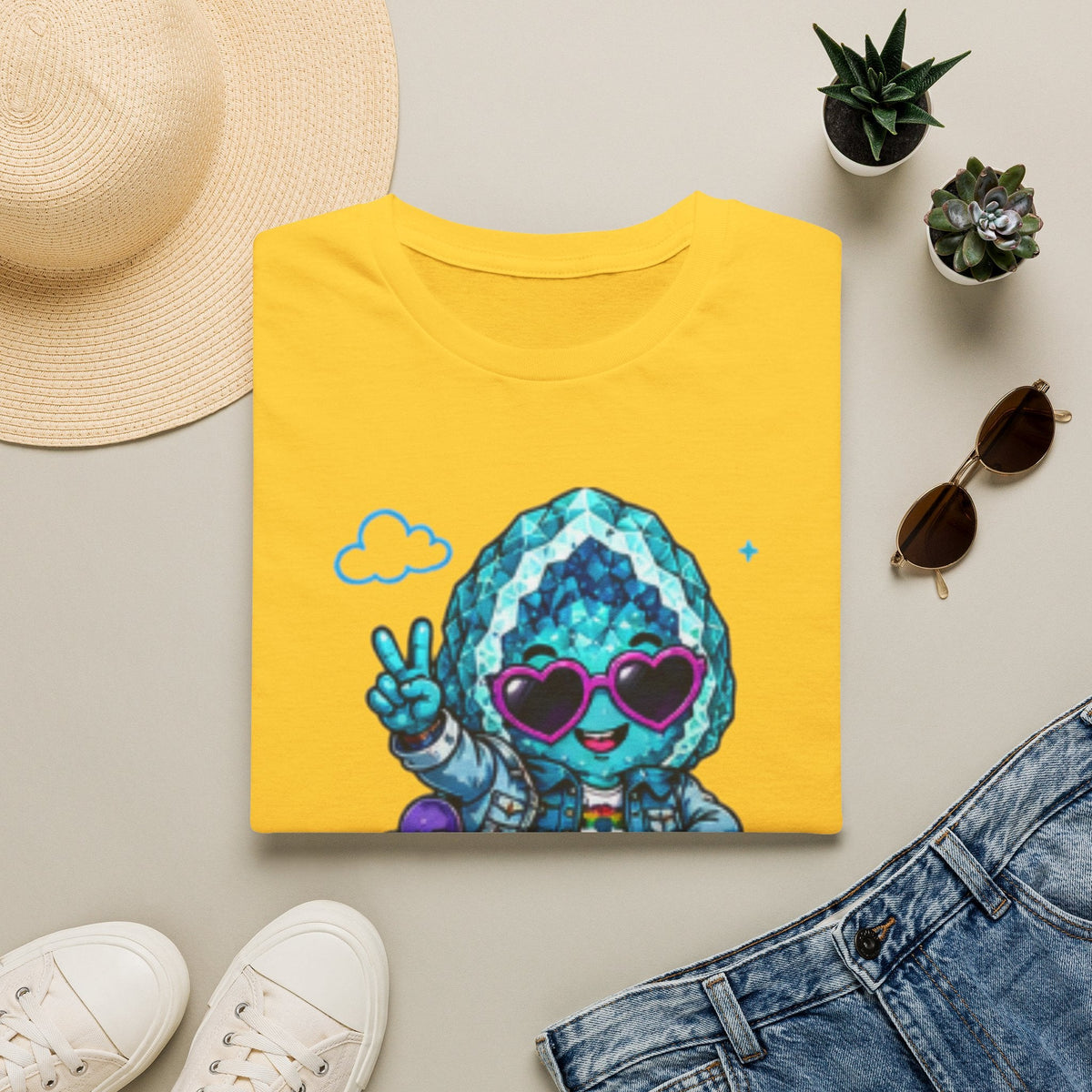 Geo Rocks the 'Tism Teen Stimming Geode "Spin. Breathe. Be You." Tee - Geo Rocks The 'Tism
