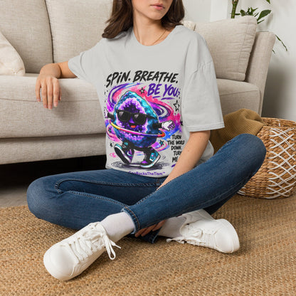 Geo Rocks the 'Tism Teen Stimming Geode "Spin. Breathe. Be You." Tee - Geo Rocks The 'Tism