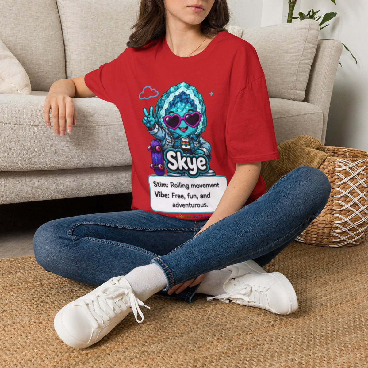 Geo Rocks the 'Tism Teen Stimming Geode "Spin. Breathe. Be You." Tee - Geo Rocks The 'Tism