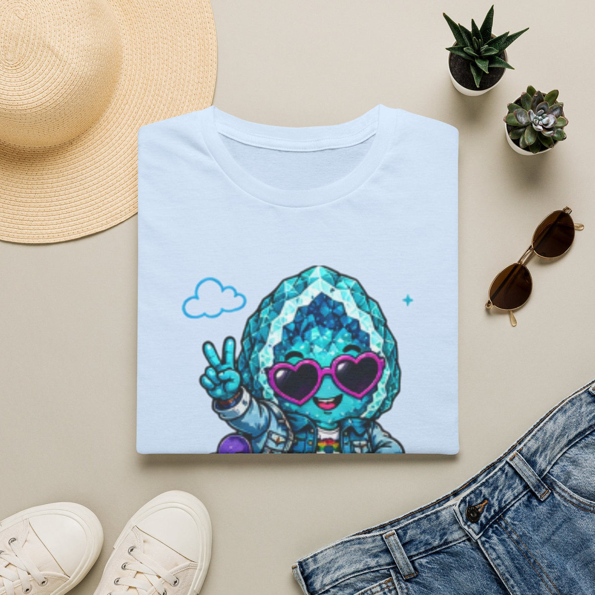 Geo Rocks the 'Tism Teen Stimming Geode "Spin. Breathe. Be You." Tee - Geo Rocks The 'Tism