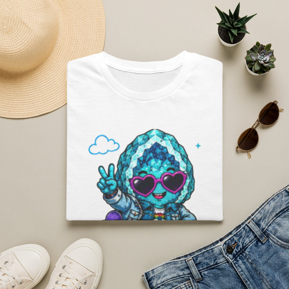 Geo Rocks the 'Tism Teen Stimming Geode "Spin. Breathe. Be You." Tee - Geo Rocks The 'Tism