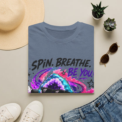 Geo Rocks the 'Tism Teen Stimming Geode "Spin. Breathe. Be You." Tee - Geo Rocks The 'Tism