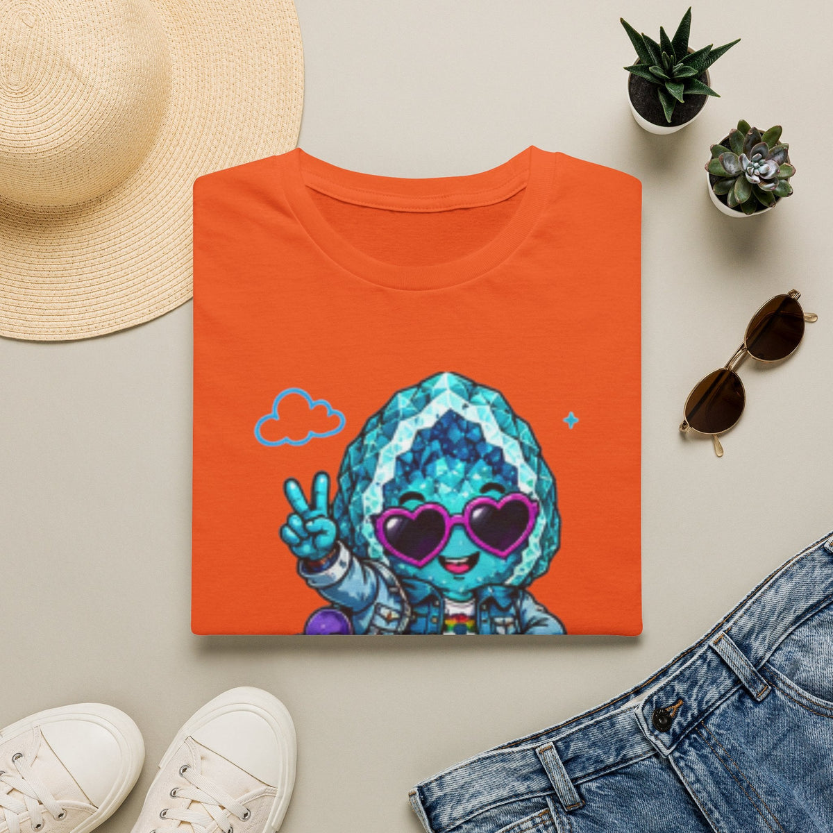 Geo Rocks the 'Tism Teen Stimming Geode "Spin. Breathe. Be You." Tee - Geo Rocks The 'Tism