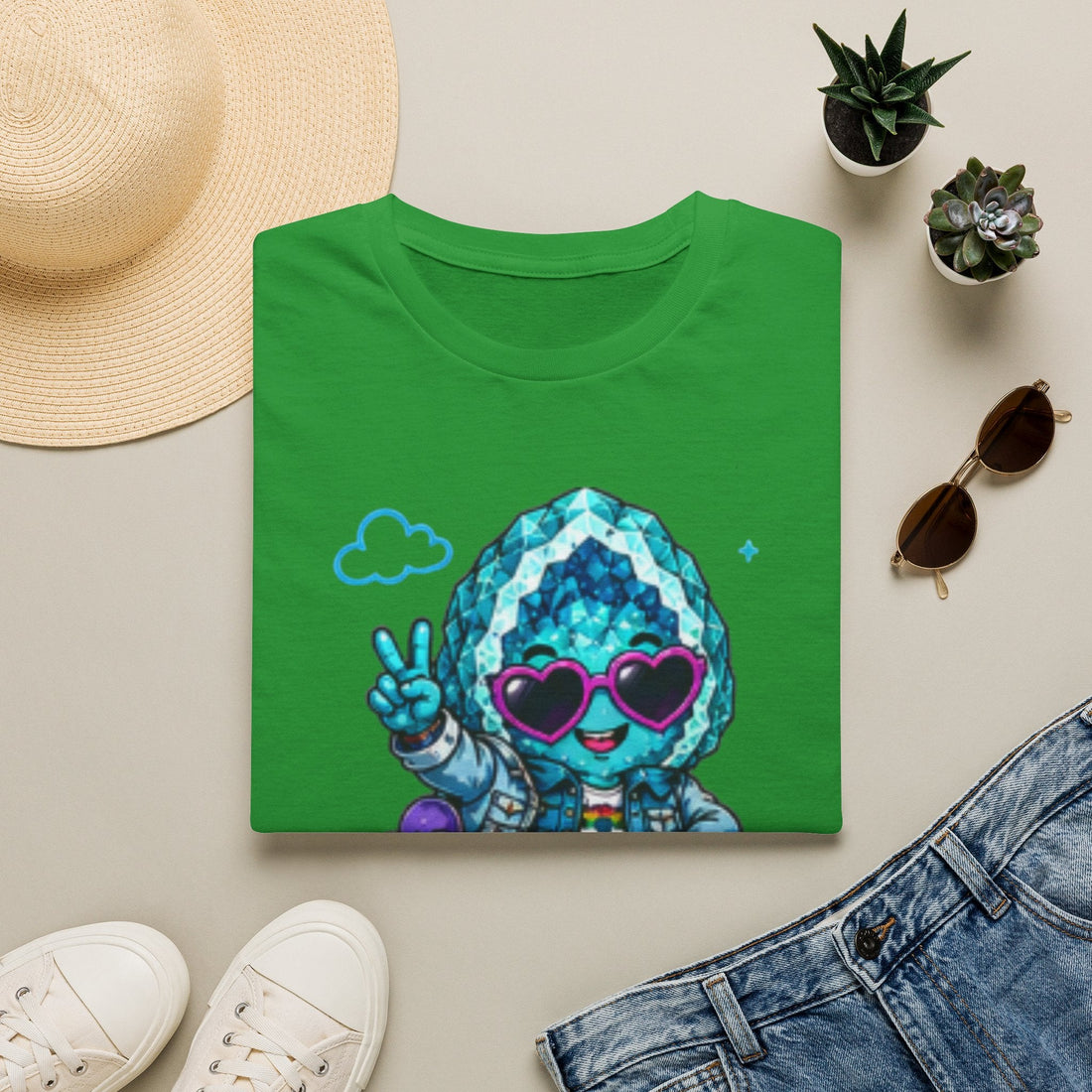 Geo Rocks the 'Tism Teen Stimming Geode "Spin. Breathe. Be You." Tee - Geo Rocks The 'Tism