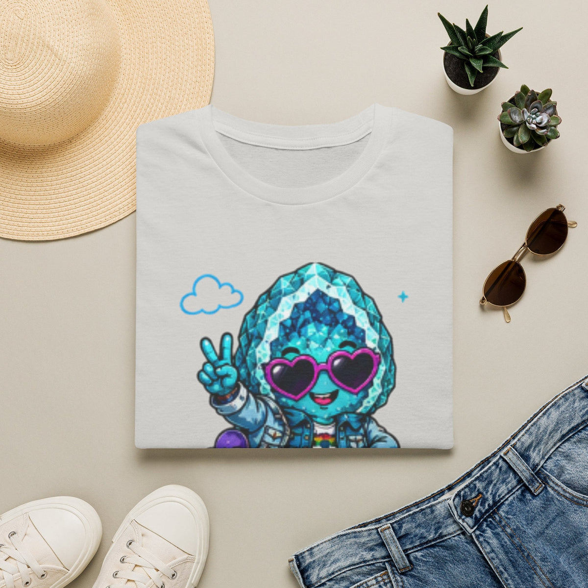 Geo Rocks the 'Tism Teen Stimming Geode "Spin. Breathe. Be You." Tee - Geo Rocks The 'Tism