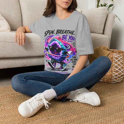 Geo Rocks the 'Tism Teen Stimming Geode "Spin. Breathe. Be You." Tee - Geo Rocks The 'Tism