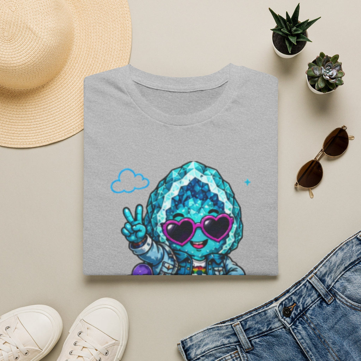 Geo Rocks the 'Tism Teen Stimming Geode "Spin. Breathe. Be You." Tee - Geo Rocks The 'Tism