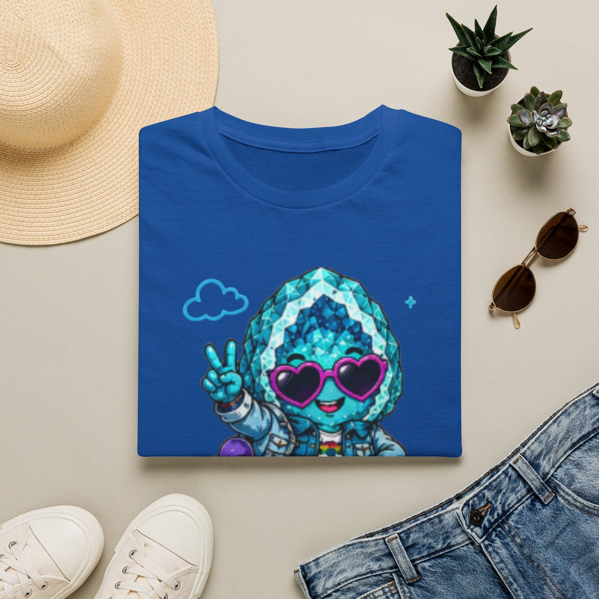 Geo Rocks the 'Tism Teen Stimming Geode "Spin. Breathe. Be You." Tee - Geo Rocks The 'Tism