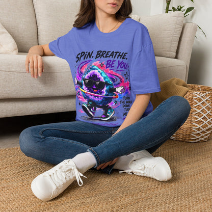 Geo Rocks the 'Tism Teen Stimming Geode "Spin. Breathe. Be You." Tee - Geo Rocks The 'Tism