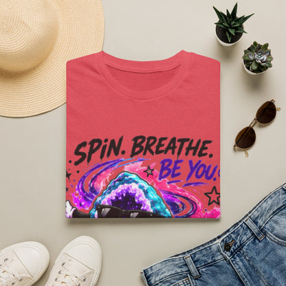 Geo Rocks the 'Tism Teen Stimming Geode "Spin. Breathe. Be You." Tee - Geo Rocks The 'Tism