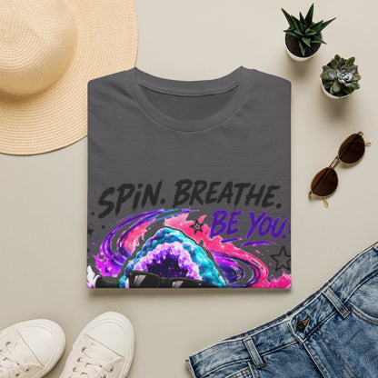 Geo Rocks the 'Tism Teen Stimming Geode "Spin. Breathe. Be You." Tee - Geo Rocks The 'Tism