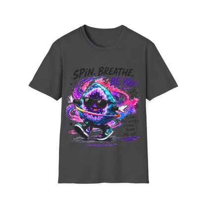 Geo Rocks the 'Tism Teen Stimming Geode "Spin. Breathe. Be You." Tee - Geo Rocks The 'Tism