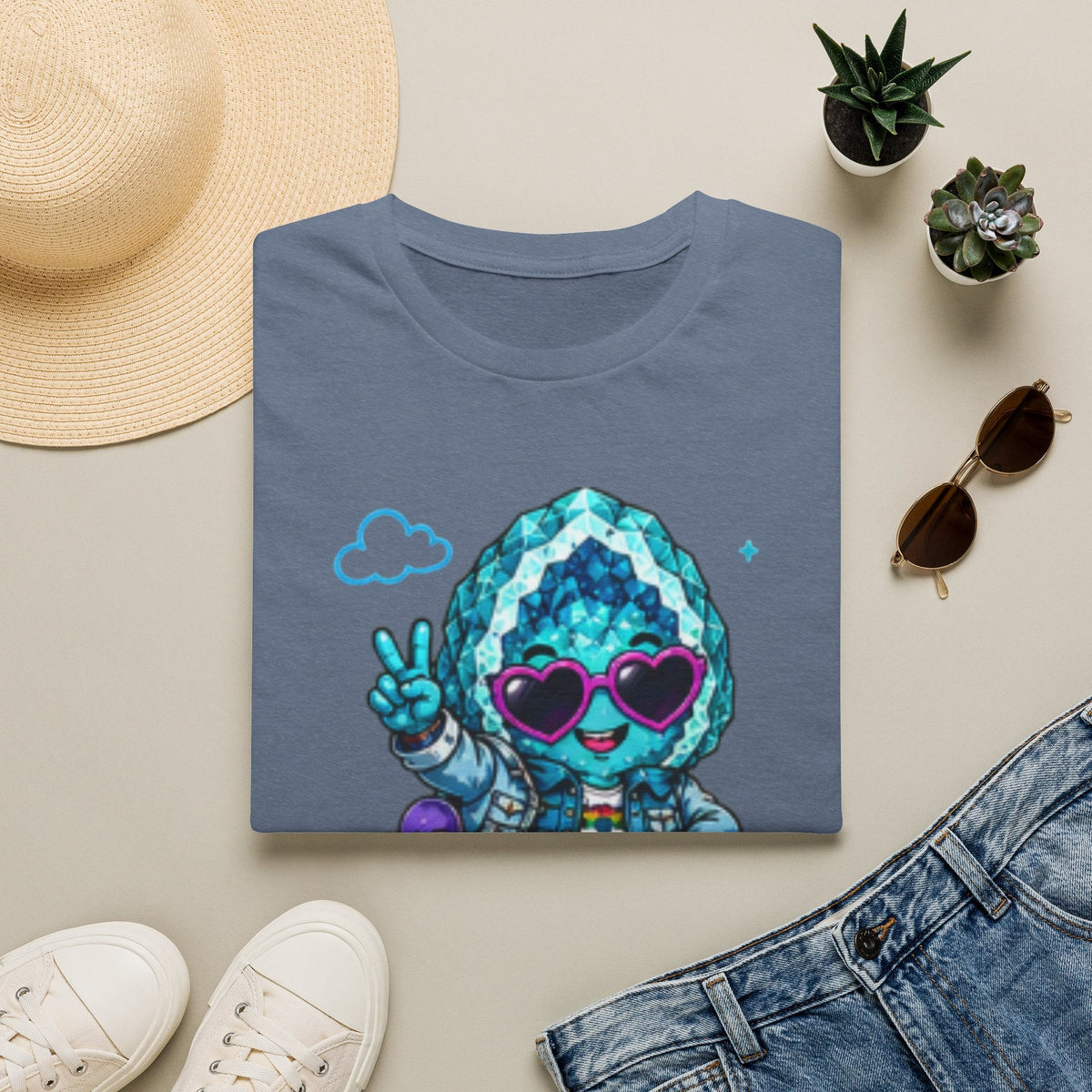 Geo Rocks the 'Tism Teen Stimming Geode "Spin. Breathe. Be You." Tee - Geo Rocks The 'Tism