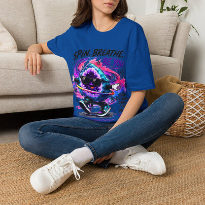 Geo Rocks the 'Tism Teen Stimming Geode "Spin. Breathe. Be You." Tee - Geo Rocks The 'Tism