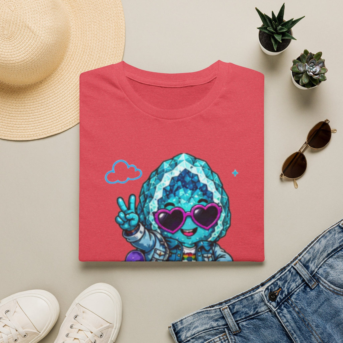 Geo Rocks the 'Tism Teen Stimming Geode "Spin. Breathe. Be You." Tee - Geo Rocks The 'Tism