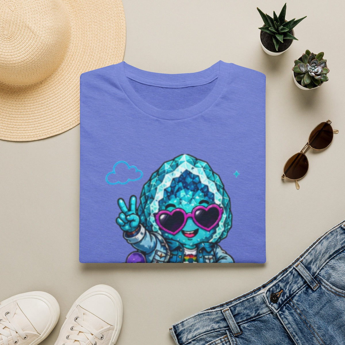 Geo Rocks the 'Tism Teen Stimming Geode "Spin. Breathe. Be You." Tee - Geo Rocks The 'Tism