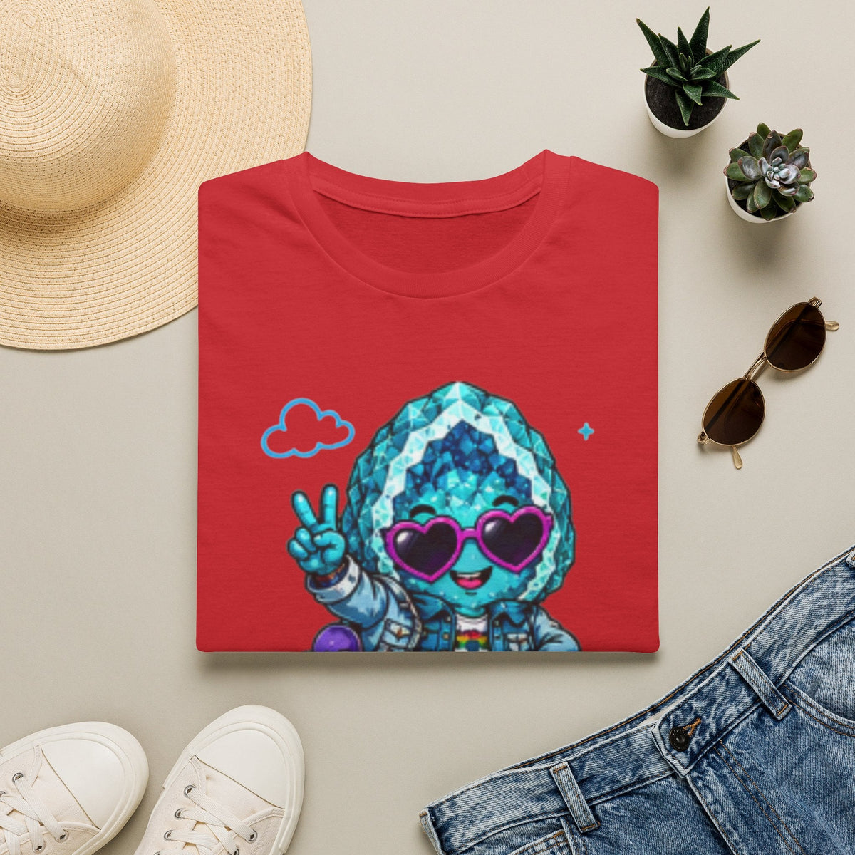 Geo Rocks the 'Tism Teen Stimming Geode "Spin. Breathe. Be You." Tee - Geo Rocks The 'Tism