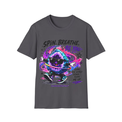 Geo Rocks the 'Tism Teen Stimming Geode "Spin. Breathe. Be You." Tee - Geo Rocks The 'Tism