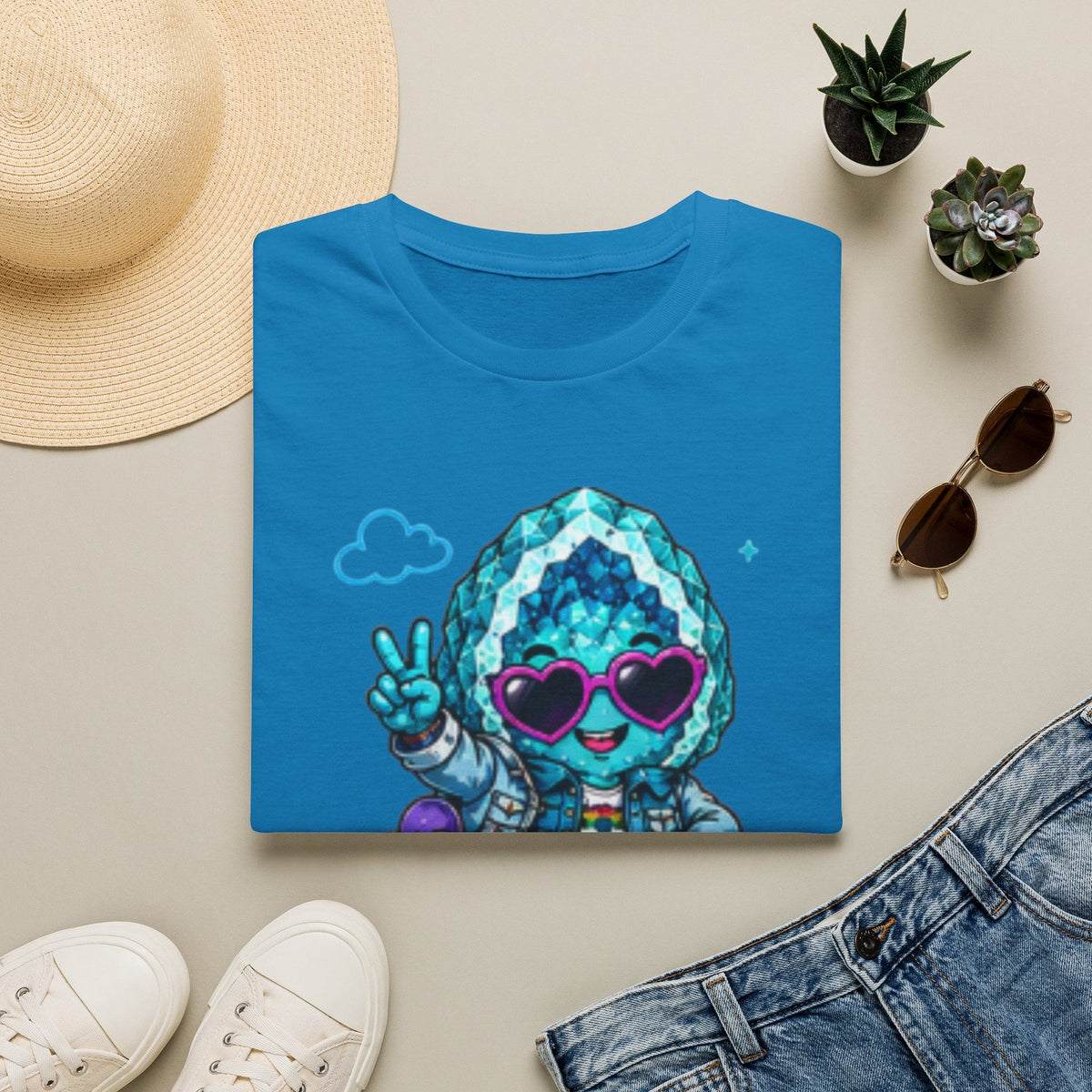 Geo Rocks the 'Tism Teen Stimming Geode "Spin. Breathe. Be You." Tee - Geo Rocks The 'Tism