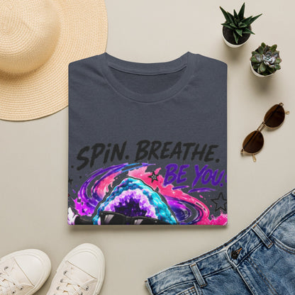 Geo Rocks the 'Tism Teen Stimming Geode "Spin. Breathe. Be You." Tee - Geo Rocks The 'Tism