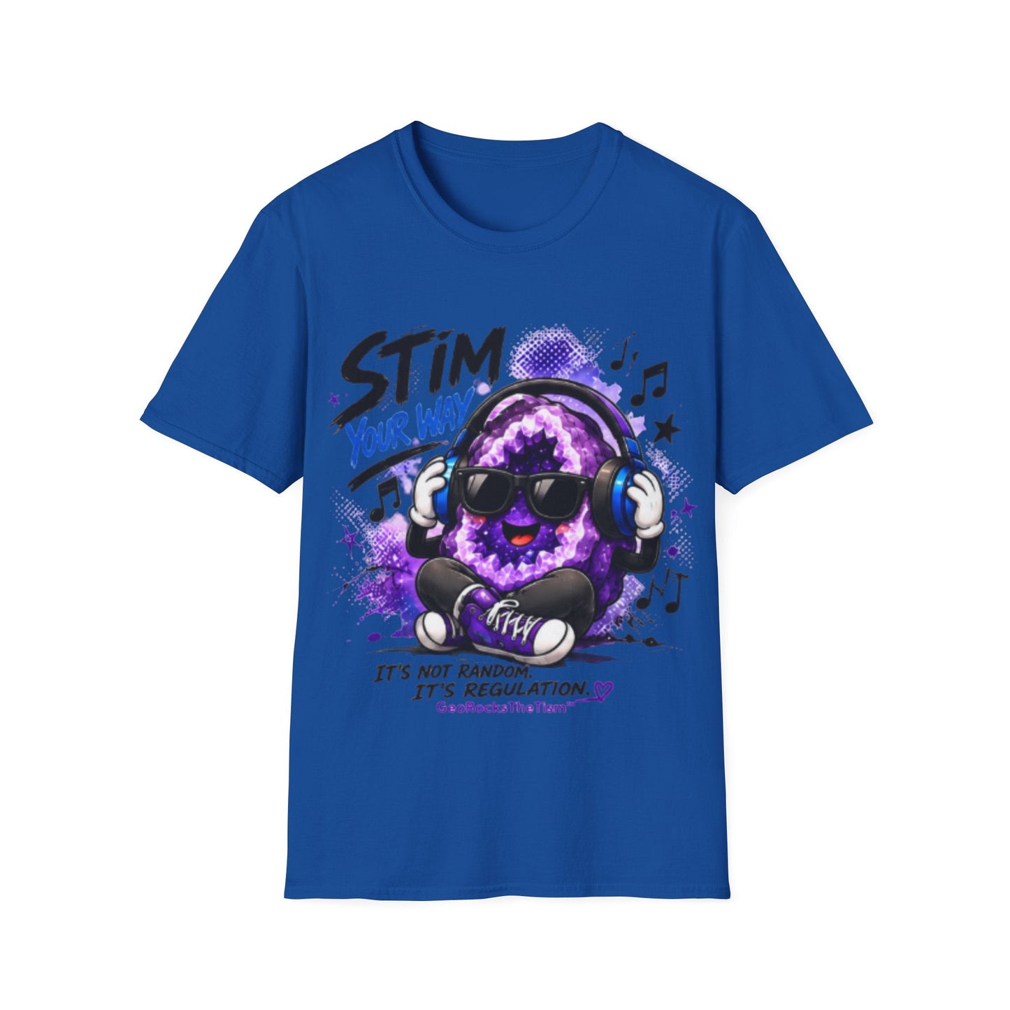 Geo Rocks the 'Tism Teen Stimming Geode "Stim Your Way" Tee - Geo Rocks The 'Tism