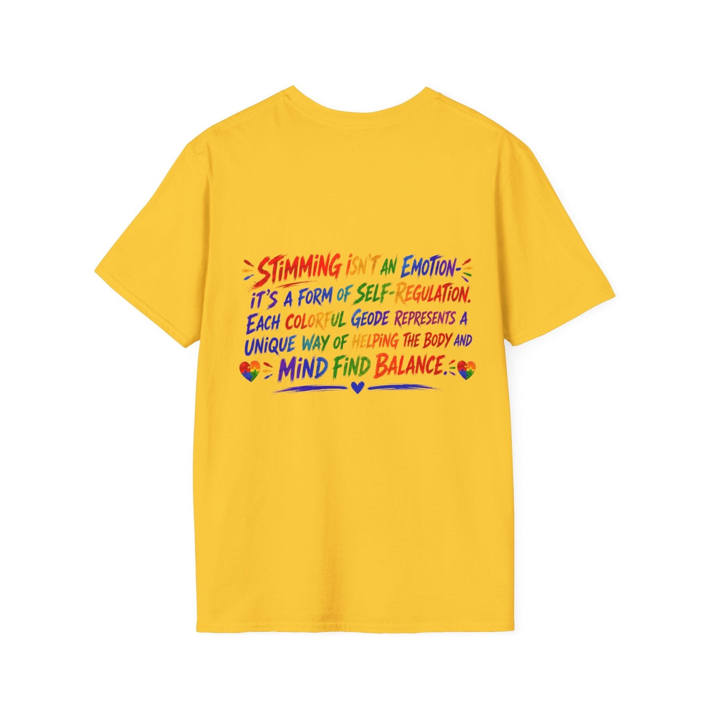 Geo Rocks the 'Tism Teen Stimming Geode "Stim Your Way" Tee - Geo Rocks The 'Tism