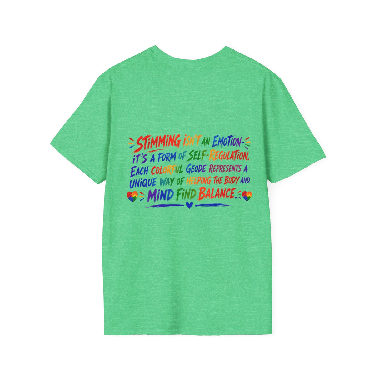 Geo Rocks the 'Tism Teen Stimming Geode "Stim Your Way" Tee - Geo Rocks The 'Tism