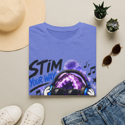 Geo Rocks the 'Tism Teen Stimming Geode "Stim Your Way" Tee - Geo Rocks The 'Tism