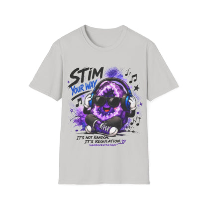 Geo Rocks the 'Tism Teen Stimming Geode "Stim Your Way" Tee - Geo Rocks The 'Tism