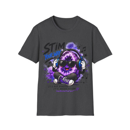 Geo Rocks the 'Tism Teen Stimming Geode "Stim Your Way" Tee - Geo Rocks The 'Tism