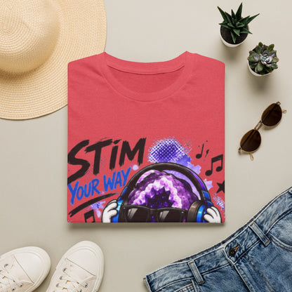 Geo Rocks the 'Tism Teen Stimming Geode "Stim Your Way" Tee - Geo Rocks The 'Tism