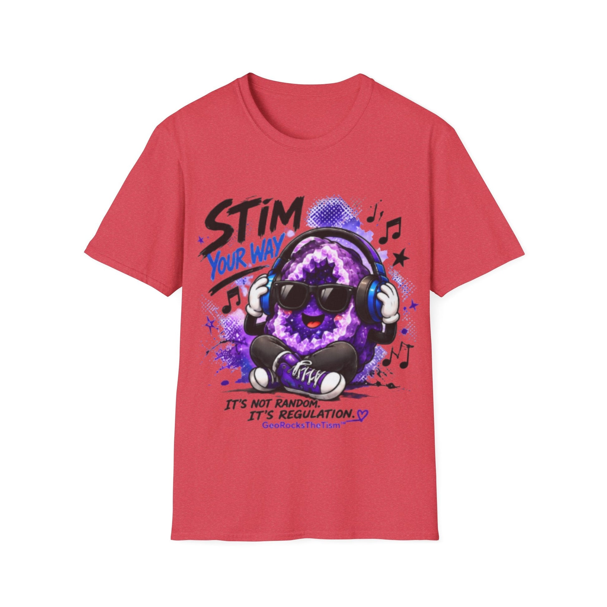 Geo Rocks the 'Tism Teen Stimming Geode "Stim Your Way" Tee - Geo Rocks The 'Tism