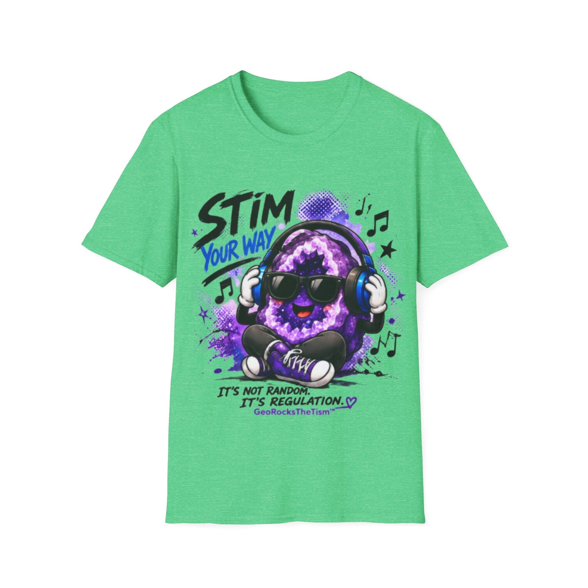 Geo Rocks the 'Tism Teen Stimming Geode "Stim Your Way" Tee - Geo Rocks The 'Tism
