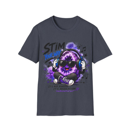 Geo Rocks the 'Tism Teen Stimming Geode "Stim Your Way" Tee - Geo Rocks The 'Tism