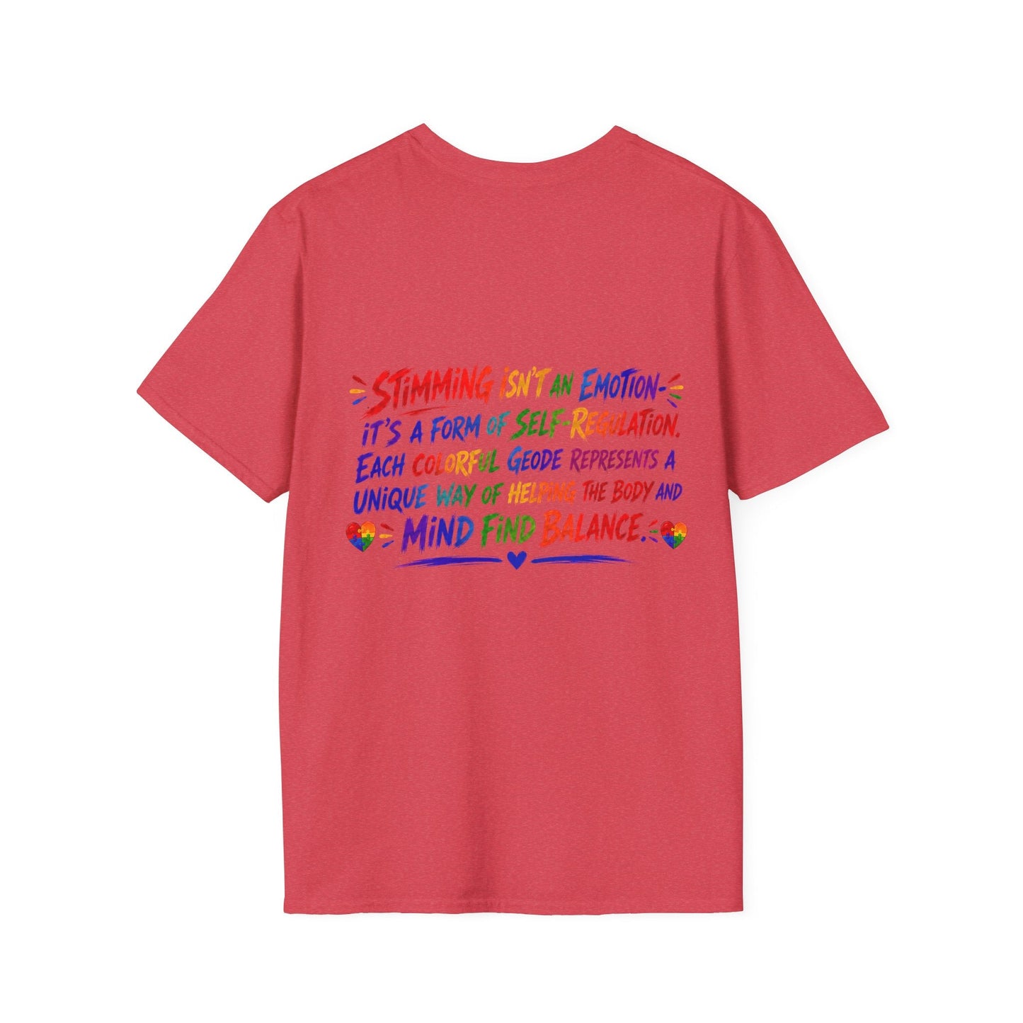 Geo Rocks the 'Tism Teen Stimming Geode "Stim Your Way" Tee - Geo Rocks The 'Tism
