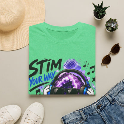 Geo Rocks the 'Tism Teen Stimming Geode "Stim Your Way" Tee - Geo Rocks The 'Tism