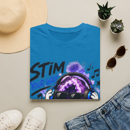 Geo Rocks the 'Tism Teen Stimming Geode "Stim Your Way" Tee - Geo Rocks The 'Tism