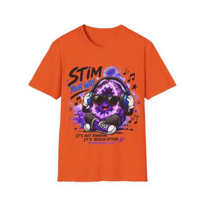 Geo Rocks the 'Tism Teen Stimming Geode "Stim Your Way" Tee - Geo Rocks The 'Tism