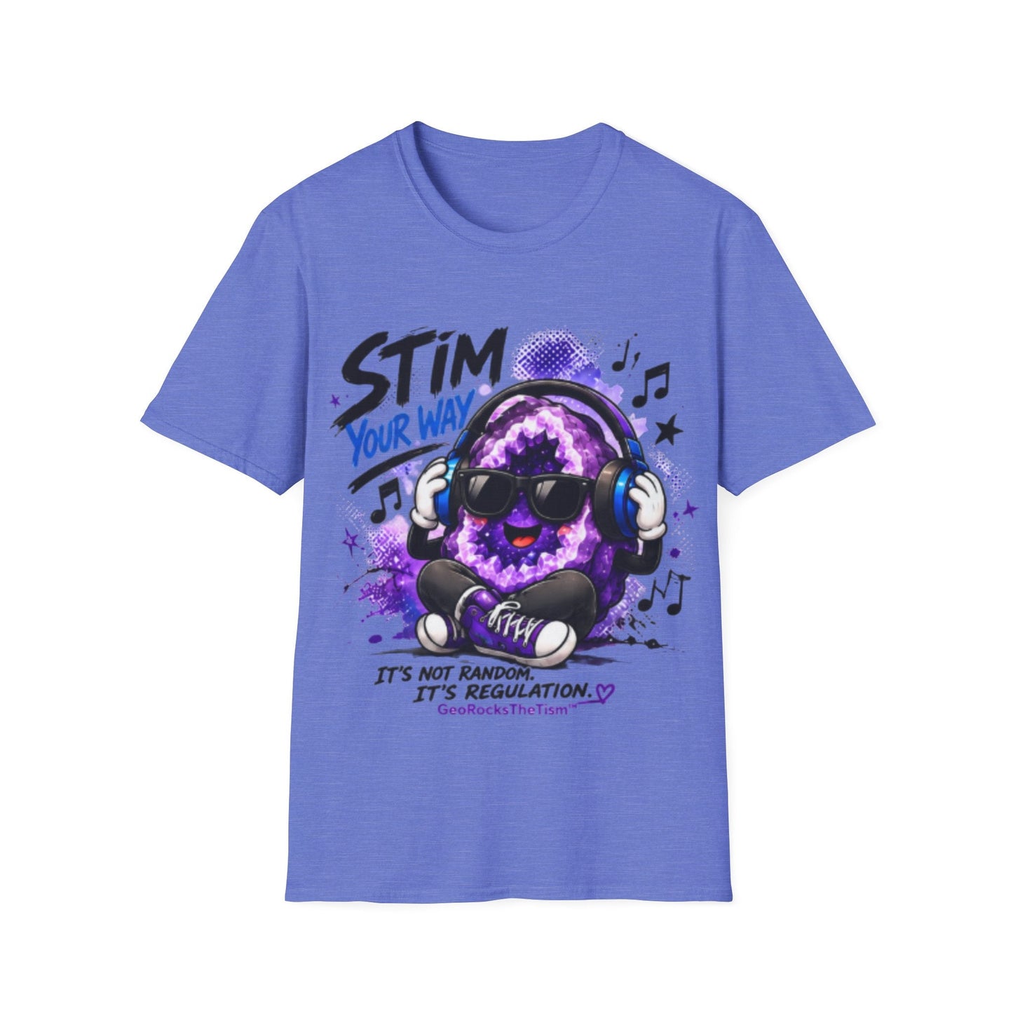 Geo Rocks the 'Tism Teen Stimming Geode "Stim Your Way" Tee - Geo Rocks The 'Tism