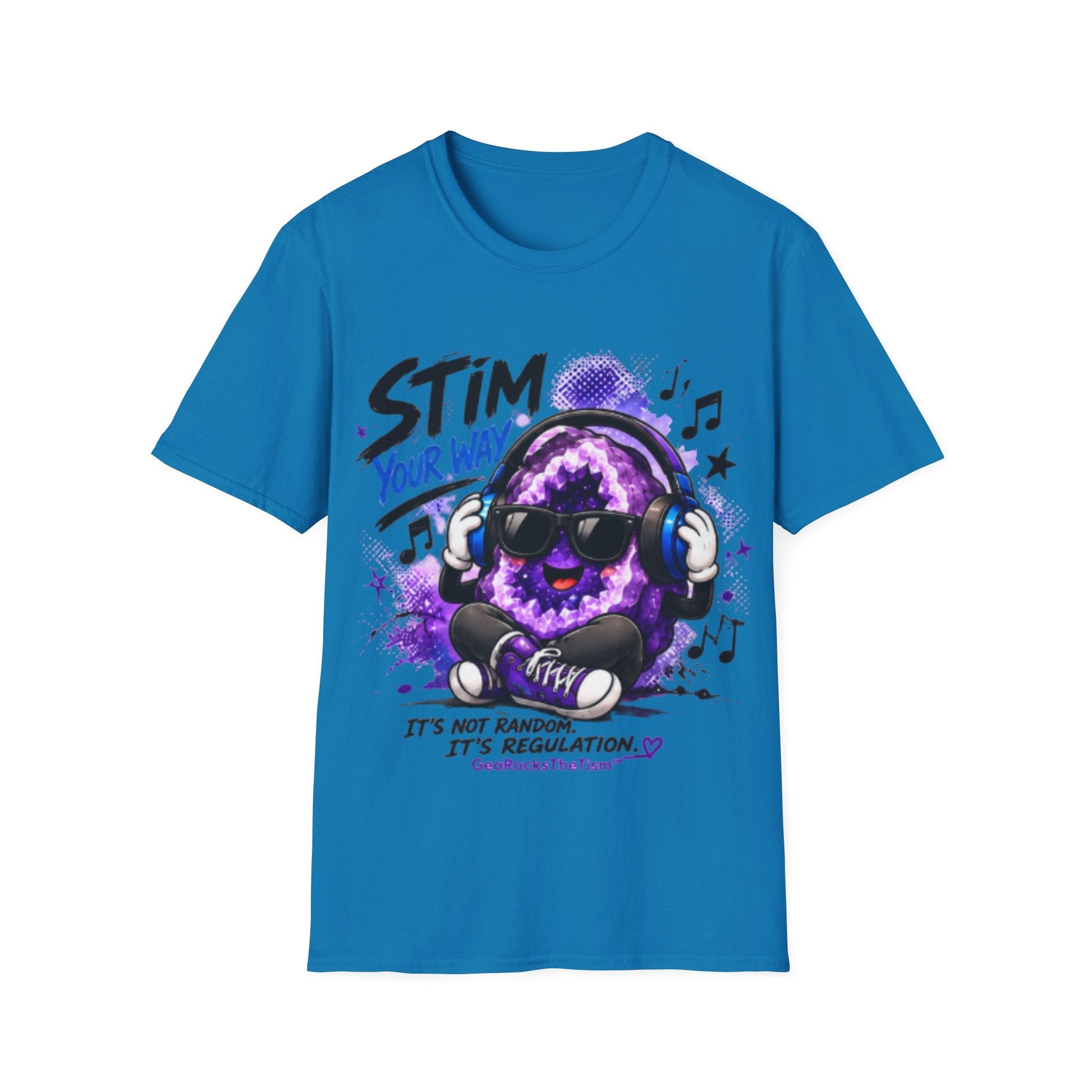 Geo Rocks the 'Tism Teen Stimming Geode "Stim Your Way" Tee - Geo Rocks The 'Tism