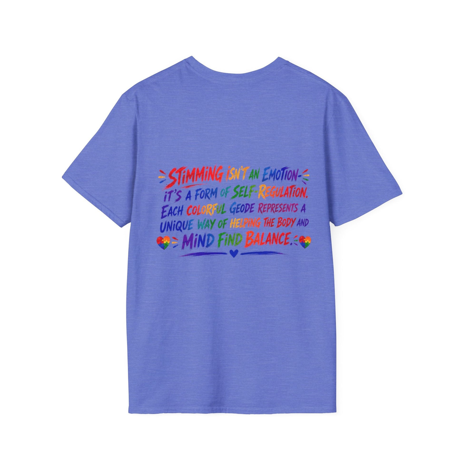 Geo Rocks the 'Tism Teen Stimming Geode "Stim Your Way" Tee - Geo Rocks The 'Tism