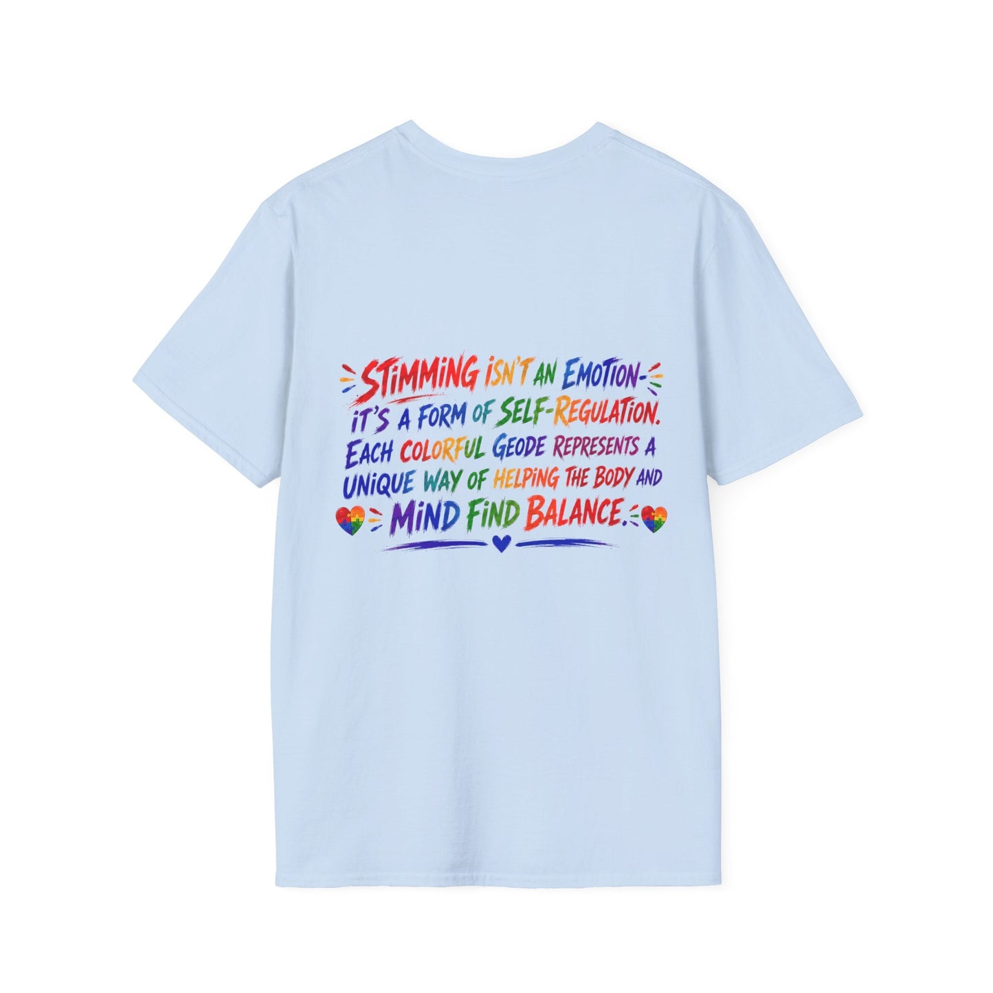Geo Rocks the 'Tism Teen Stimming Geode "Stim Your Way" Tee - Geo Rocks The 'Tism