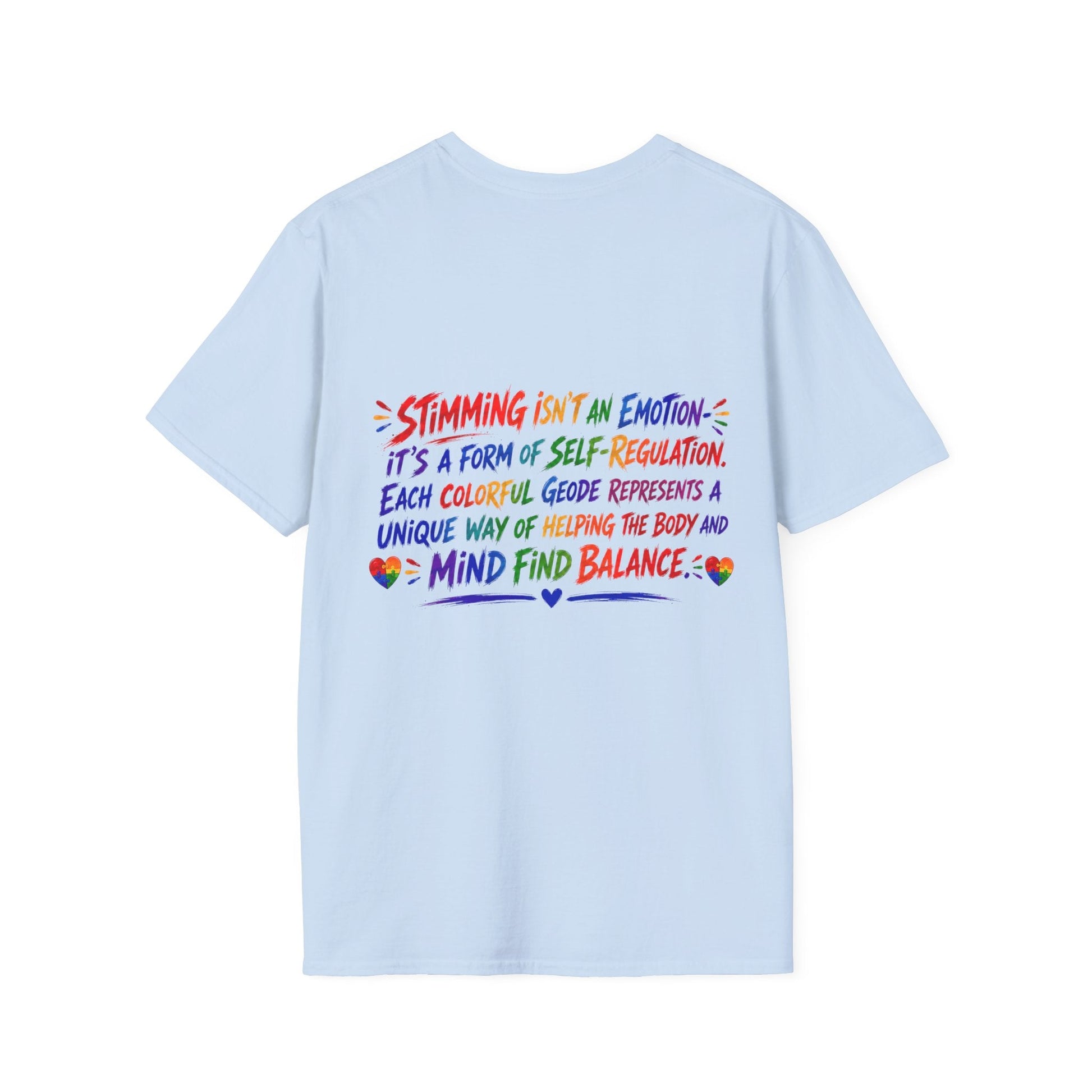 Geo Rocks the 'Tism Teen Stimming Geode "Stim Your Way" Tee - Geo Rocks The 'Tism