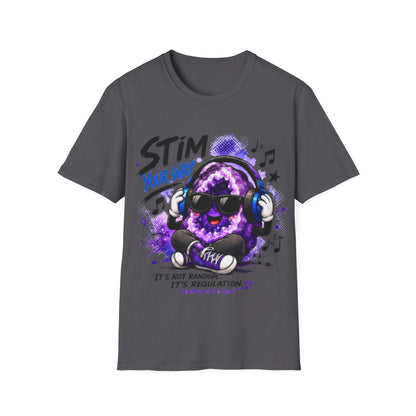 Geo Rocks the 'Tism Teen Stimming Geode "Stim Your Way" Tee - Geo Rocks The 'Tism
