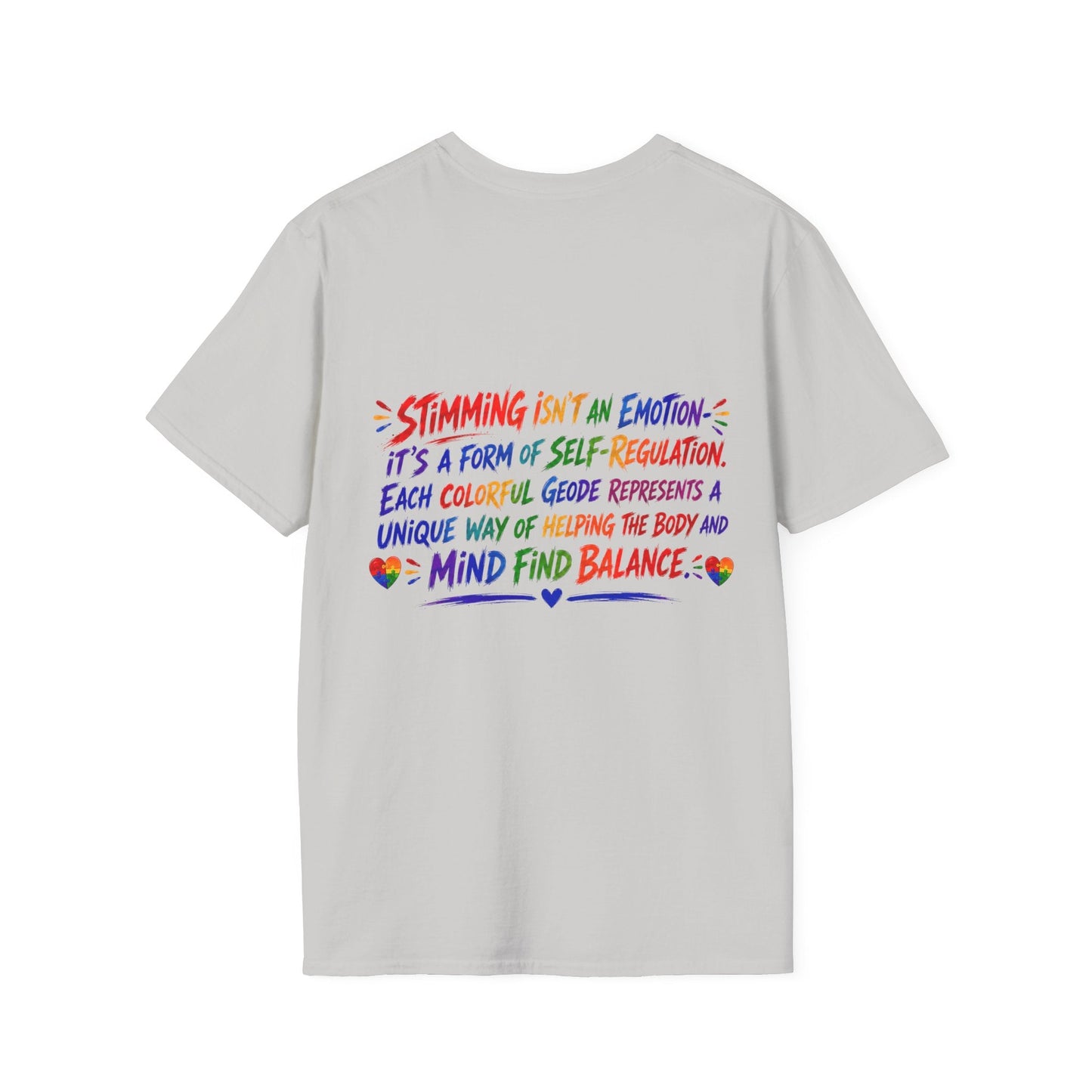 Geo Rocks the 'Tism Teen Stimming Geode "Stim Your Way" Tee - Geo Rocks The 'Tism