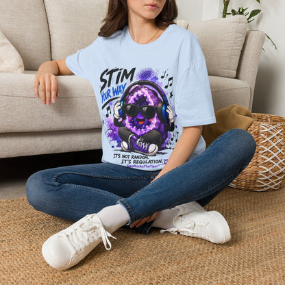 Geo Rocks the 'Tism Teen Stimming Geode "Stim Your Way" Tee - Geo Rocks The 'Tism