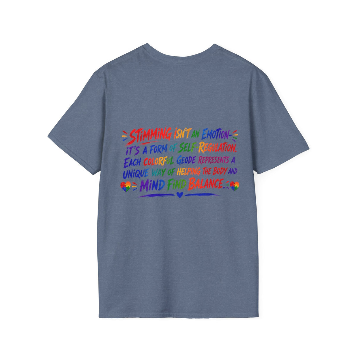 Geo Rocks the 'Tism Teen Stimming Geode "Stim Your Way" Tee - Geo Rocks The 'Tism