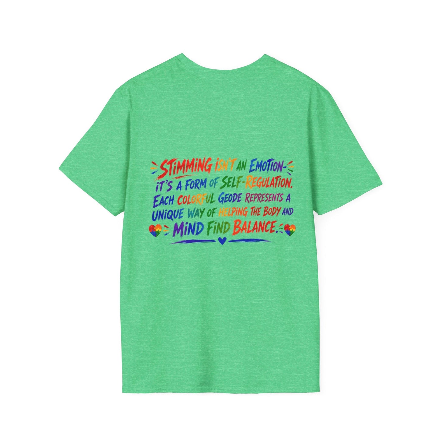 Geo Rocks the 'Tism Teen Stimming Geode "Stim Your Way" Tee - Geo Rocks The 'Tism