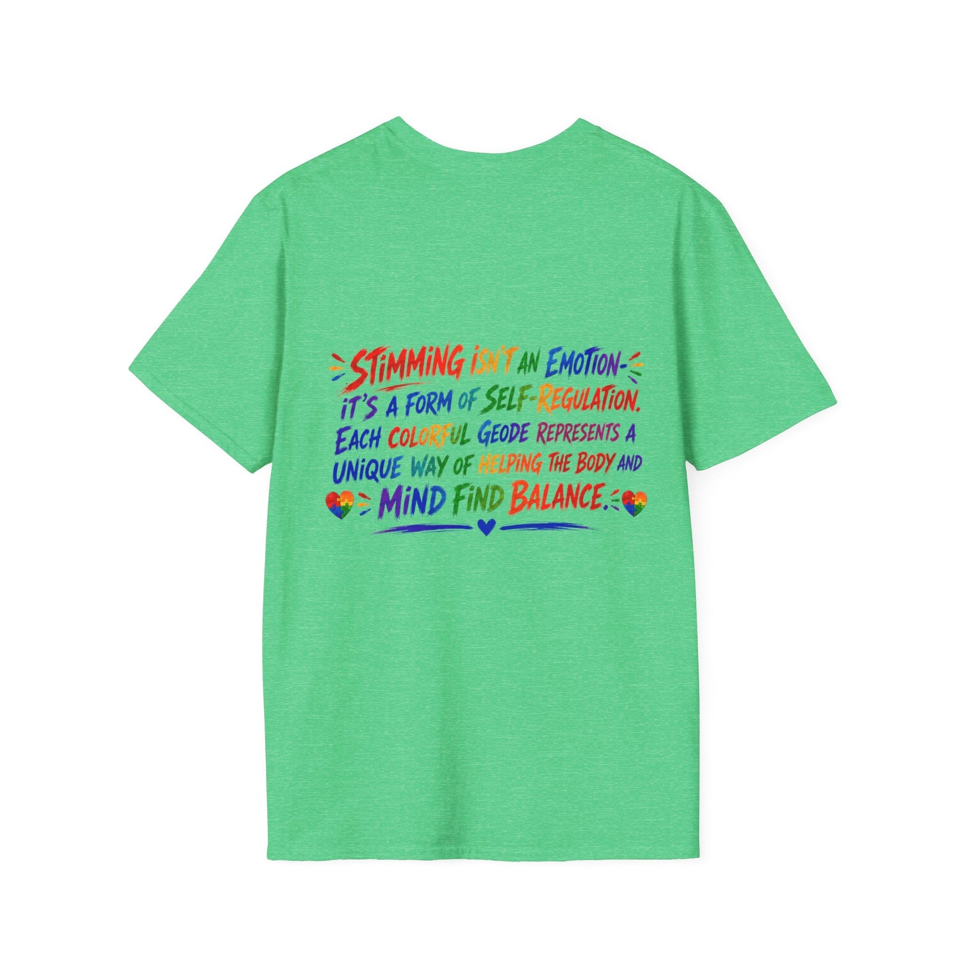 Geo Rocks the 'Tism Teen Stimming Geode "Stim Your Way" Tee - Geo Rocks The 'Tism